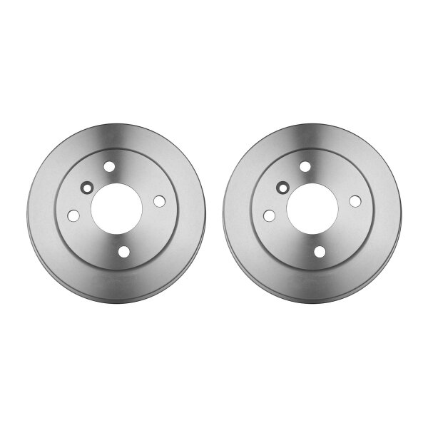 2 Brake Drum Ø 244 mm Ø 13.8 mm HELLA for e.g. FORD FIESTA