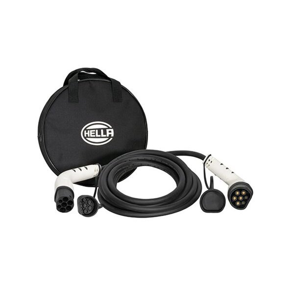 Ladekabel Elektroauto 6m 32A 22KW 3 Phasen Typ 2 HELLA für VW AUDI BMW MERCEDES
