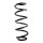 Suspension spring front axle coil spring Ø119mm SPIDAN for e.g. AUDI A4