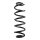 Suspension spring rear axle coil spring Ø113mm SPIDAN for e.g. AUDI A4