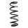 Suspension spring front axle coil spring Ø121mm SPIDAN for e.g. AUDI A4 Allroad