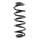 Suspension spring rear axle coil spring Ø116mm SPIDAN for e.g. AUDI A4 Allroad