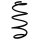Suspension spring front axle coil spring Ø159mm SPIDAN for e.g. MERCEDES GLA