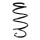 Suspension spring front axle coil spring Ø163mm SPIDAN for e.g. MERCEDES GLA