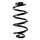 Suspension spring rear axle coil spring Ø111mm SPIDAN for e.g. SMART Fortwo