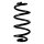 Suspension spring rear axle coil spring Ø111mm SPIDAN for e.g. SMART Fortwo