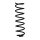 Suspension spring rear axle Ø 10.8 mm 397 mm EIBACH for AUDI A4 B5 At