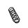 Suspension Spring rear axle coil spring Ø 10.8 mm EIBACH for AUDI A4