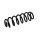 Suspension Spring rear axle coil spring Ø 12 mm EIBACH for e.g. VW GOLF