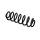 Suspension Spring rear axle coil spring Ø 12 mm EIBACH for e.g. VW GOLF