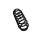 Suspension Spring rear axle coil spring Ø 12 mm EIBACH for e.g. VW GOLF