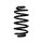 Suspension spring rear axle Ø 14 mm 300 mm EIBACH for e.g. OPEL COMBO Tour