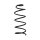Suspension spring front axle Ø 12.5 mm 436 mm EIBACH for e.g. CITROËN C4 I