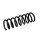 Suspension Spring rear axle coil spring Ø 12.5 mm EIBACH for MAZDA 5