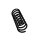 Suspension Spring rear axle coil spring Ø 12.5 mm EIBACH for MAZDA 5