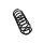 Suspension Spring rear axle coil spring Ø 10.2 mm EIBACH for e.g. VW GOLF