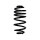 Suspension spring rear axle Ø 14 mm 319 mm EIBACH for e.g. OPEL ASTRA J Cara