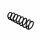 Suspension Spring rear axle coil spring Ø 13 mm EIBACH for LANCIA THESIS