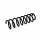 Suspension Spring rear axle coil spring Ø 13 mm EIBACH for LANCIA THESIS