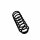 Suspension Spring rear axle coil spring Ø 13 mm EIBACH for LANCIA THESIS