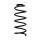 Suspension spring front axle Ø 12 mm 344 mm EIBACH for e.g. VW BORA I