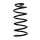 Suspension spring front axle Ø 12 mm 317 mm EIBACH for e.g. SEAT TOLEDO II