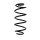 Suspension spring front axle Ø 13 mm 395 mm EIBACH for e.g. FORD MONDEO III