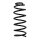 Suspension spring front axle Ø 12.8 mm 376 mm EIBACH for e.g. VW PASSAT B3/B4