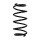 Suspension spring front axle Ø 15 mm 391 mm EIBACH for e.g. AUDI 100 C4 At