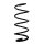 Suspension spring front axle Ø 12.5 mm 400 mm EIBACH for e.g. RENAULT MEGANE II