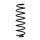 Suspension spring rear axle Ø 9 mm 322 mm EIBACH for VW LUPO I