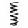 Suspension spring rear axle Ø 13.2 mm 318 mm EIBACH for AUDI A6 C5