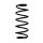 Suspension spring front axle Ø 12.8 mm 375 mm EIBACH for e.g. AUDI 80 B4
