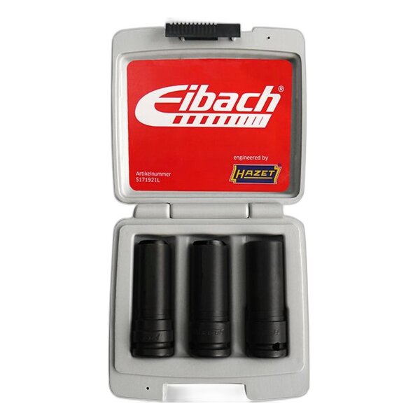 Power socket set for wheel spacers hexagon 21 EIBACH tool for motor vehicles