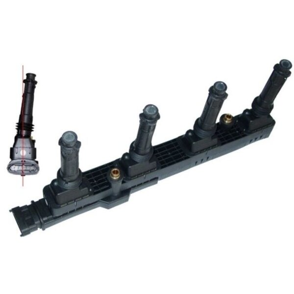 Ignition Coil incl. spark plug connector BBT suitable for e.g. OPEL ASTRA