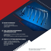 Ignition Cable Set Ø 7 mm BBT IAM expertise suitable for e.g. SEAT AROSA