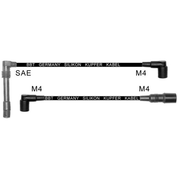 Ignition Cable Set connection version M4 cable BBT for AUDI V8 and others