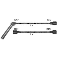 Zündleitungssatz Anschlussausführung DIN Kabel...