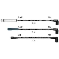 Ignition Cable Set connection version M4 cable Ø 7...