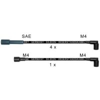 Zündleitungssatz Anschlussausführung M4 Kabel...