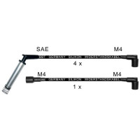 Zündleitungssatz Anschlussausführung M4 Kabel...