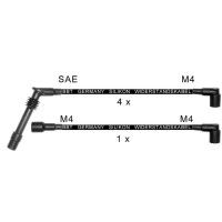 Ignition Cable Set connection version M4 cable Ø 7...