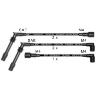 Zündleitungssatz Anschlussausführung M4 Kabel...