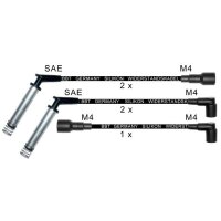 Zündleitungssatz Anschlussausführung M4 Kabel...