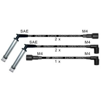 Zündleitungssatz Anschlussausführung M4 Kabel...