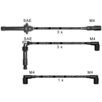 Ignition Cable Set connection version M4 cable Ø 7...