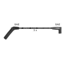 Ignition cable set SAE BBT for CHEVROLET MATIZ