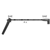 Ignition Cable Set Resistance ignition cable Ø 7...