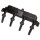 Ignition Coil incl. spark plug connector BBT suitable for e.g. PEUGEOT 206+