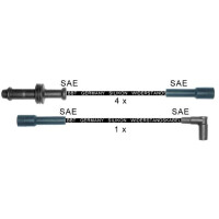 Ignition Cable Set connection version SAE cable Ø...